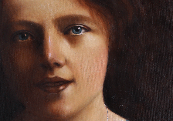 Lena. Oil on Canvas. 24ins x 18ins.