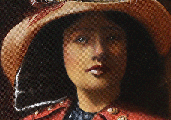 Mary. Oil on Board. 20ins x 16ins.