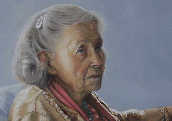 Mother. Oil on Canvas. 24ins x 18ins.