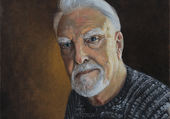 Father. Oil on Board. 14ins x 18ins.
