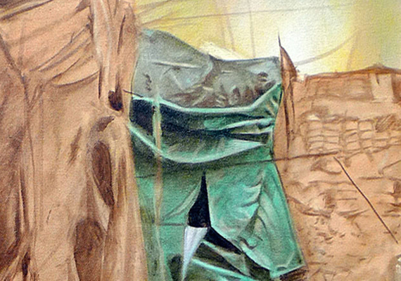 Tryp 2. 2011.  Oil on Canvas.  30ins x 40ins.