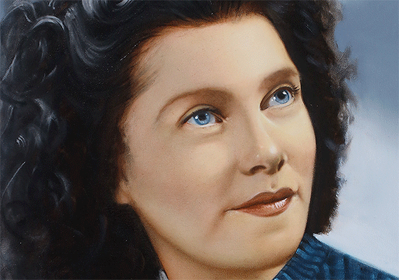 Ma. Oil on Canvas. 24ins x 18ins.